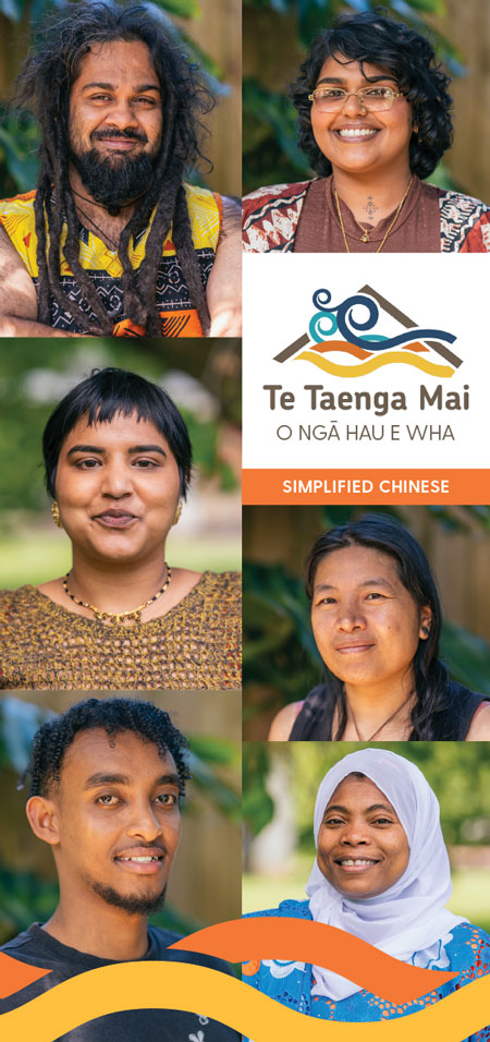 Te Taenga Mai Brochure Cover in Simplified Chinese